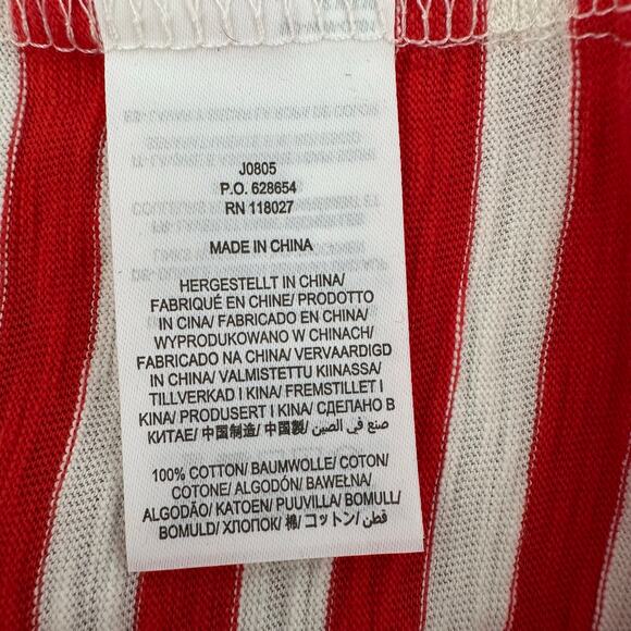 Boden Darcey Jersey Tunic Dress Women 14L Red White Striped Short Sleeve New - Picture 7 of 9